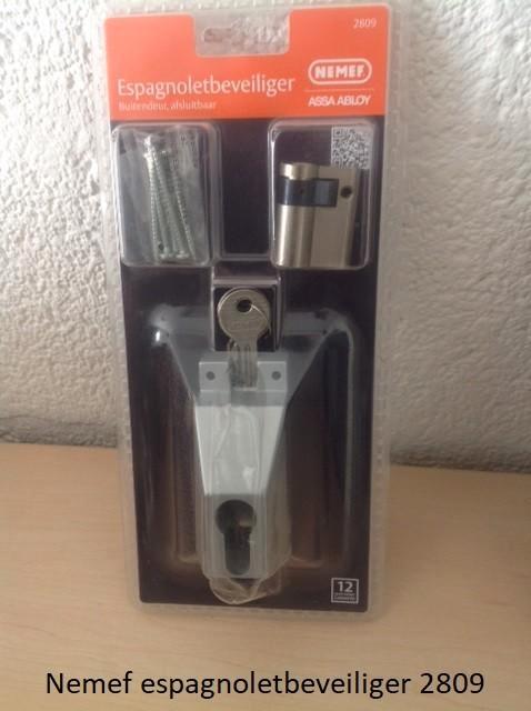 Nemef espagnoletbeveiliger 2809, Hobby en Vrije tijd, Overige Hobby en Vrije tijd, Nieuw, Ophalen of Verzenden