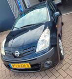Nissan Pixo 1.0 50KW 5D 2010 Zwart, Airco , NAP, Auto's, Voorwielaandrijving, 200 kg, 4 stoelen, Bedrijf