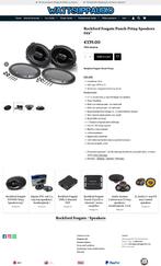 Rockford Fosgate Punch P1694 6x9'' hoedenplank speakers oval, Audio-design, Nieuw, Am Breilingsweg 3, 76709 Kronau, Duitsland