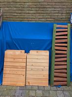 6 Vlonders en 3 hekjes voor Axi speelhuisjes nieuw, Ophalen, Nieuw, Hout