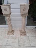 Twee plantenzuilen in Romeinse stijl, 100cm, Ophalen, Gebruikt