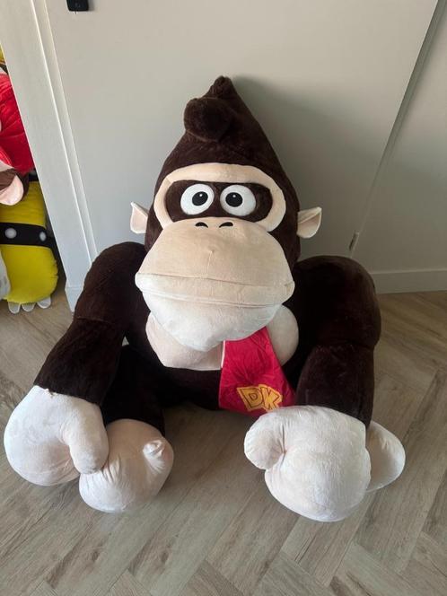 Grote Donkey Kong knuffel (Mario), Kinderen en Baby's, Speelgoed | Knuffels en Pluche, Nieuw, Overige typen, Ophalen