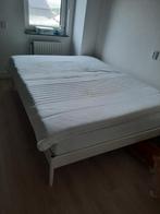 2-persoonsbed 160x200cm, Ophalen, Gebruikt, Wit, Tweepersoons