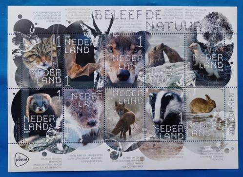 NVPH 3711-20 Beleef de natuur - Zoogdieren - 2019, Postzegels en Munten, Postzegels | Nederland, Postfris, Na 1940, Verzenden