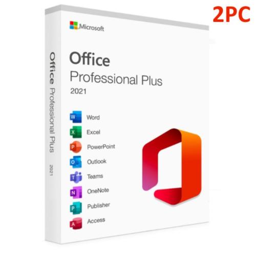 Office 2021 Pro Plus (2PC), Computers en Software, Besturingssoftware, Nieuw, Windows, Ophalen of Verzenden