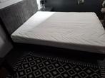 2 pers.boxspring, Huis en Inrichting, Slaapkamer | Beddengoed, Ophalen, Gebruikt, Tweepersoons, Groen