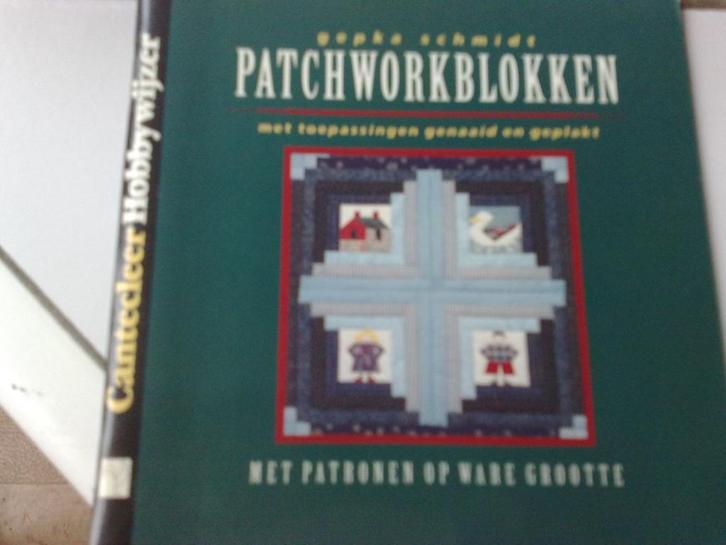 patchworkblokken - met toepassingen genaaid en geplakt, Boeken, Hobby en Vrije tijd, Gelezen, Verzenden