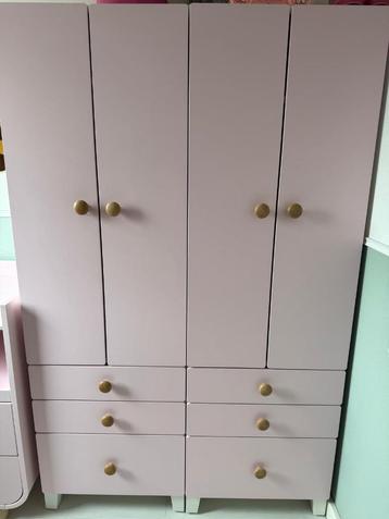 Ikea SMÅSTAD / PLATSA kledingkasten (2 stuks)  roze beschikbaar voor biedingen