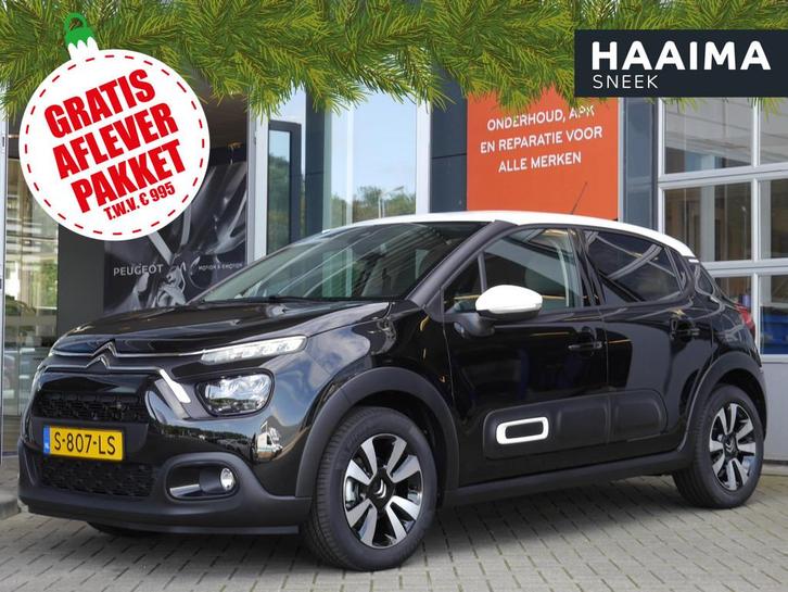 Citroen C3 1.2 PureTech Feel Edition Two-Tone | Achteruitrij, Auto's, Citroën, Bedrijf, Te koop, C3, ABS, Achteruitrijcamera, Airbags