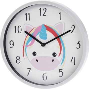 Wandklok eenhoorn rond 22cm beschikbaar voor biedingen