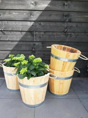 Kastanjehouten Plantenbak Bloembak beschikbaar voor biedingen
