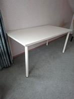 Witte Eettafel / Bureau, Huis en Inrichting, Tafels | Eettafels, Ophalen, Gebruikt, Rechthoekig, 50 tot 100 cm