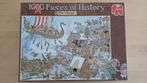 Puzzel - Pieces of History, The Vikings, Ophalen of Verzenden, 500 t/m 1500 stukjes, Legpuzzel, Zo goed als nieuw