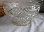 glazen oude schaal op voet, Antiek en Kunst, Curiosa en Brocante, Ophalen