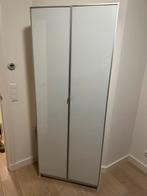 IKEA hoge opbergkast met glazen deuren – 80x30x200 cm, Huis en Inrichting, Kasten | Roldeurkasten en Archiefkasten, Ophalen, 50 tot 100 cm