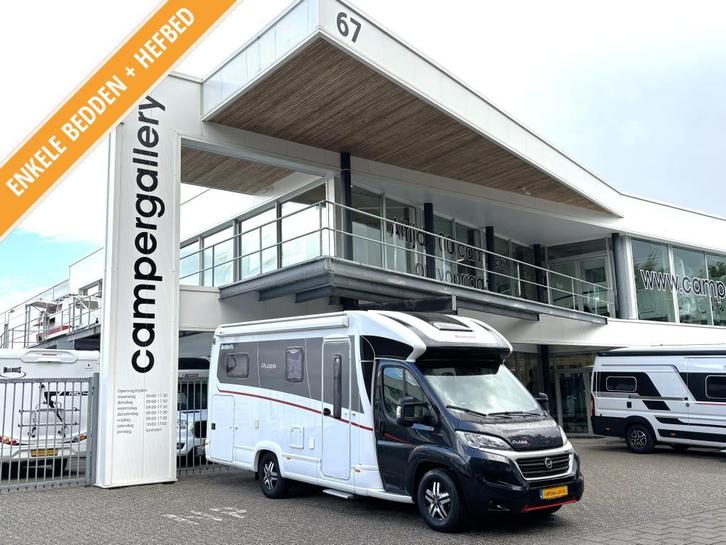 Dethleffs Pulse 6811 T ENKELE BEDDEN + HEFBED MAXI CHASSIS, Caravans en Kamperen, Campers, Bedrijf, tot en met 4, Half-integraal