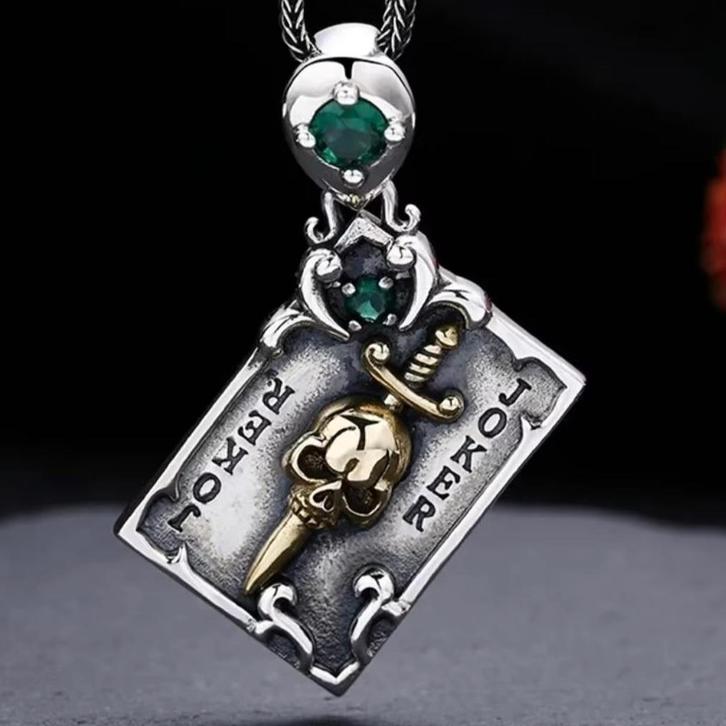 Skull hanger - 925 Zilver, Sieraden, Tassen en Uiterlijk, Kettinghangers, Nieuw, Zilver, Zilver, Overige voorstellingen, Verzenden