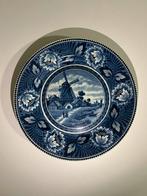 Delfts Blauw Wandbord Molen, Antiek en Kunst, Ophalen of Verzenden