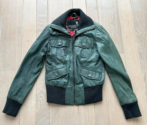 Nieuwe leren bomberjack van Goosecraft, maat L, Kleding | Dames, Jassen | Winter, Ophalen of Verzenden