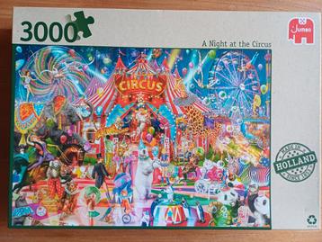 Puzzel 3000 stukjes 'A night at the circus'. beschikbaar voor biedingen