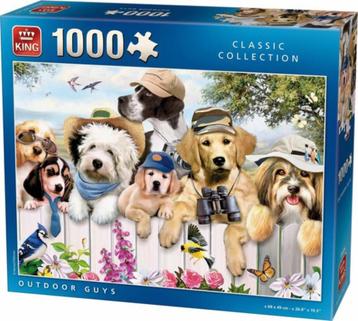 Legpuzzel Outdoor Dogs (van King) beschikbaar voor biedingen