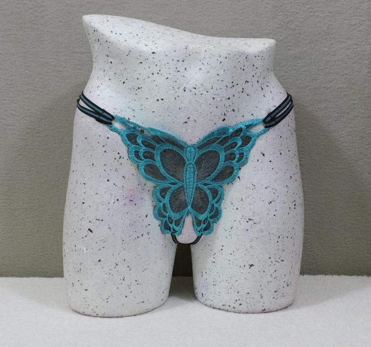 String met open kruisje Vlinder Gratis Verzending (067), Kleding | Dames, Ondergoed en Lingerie, String, Overige kleuren, Ophalen of Verzenden