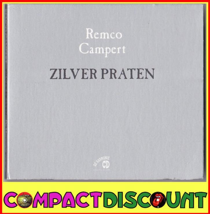 CD Remco Campert - Zilver Praten (43 voorgedragen gedichten, Cd's en Dvd's, Cd's | Overige Cd's, Zo goed als nieuw, Ophalen of Verzenden