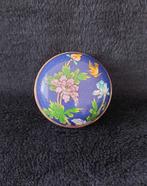 Cloisonné sieradendoosje met bloemen en vogel..., Ophalen of Verzenden