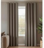 Mooie Overgordijnen  taupe, Huis en Inrichting, Stoffering | Gordijnen en Lamellen, 100 tot 150 cm, 200 cm of meer, Grijs, Ophalen of Verzenden