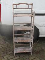 Mooi inklapbaar Houten Boekenkast / Plantenrek - 53x28x145, Ophalen of Verzenden, Zo goed als nieuw, 25 tot 50 cm