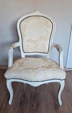 Brocante Barok Fauteuil, Ophalen, Zo goed als nieuw, Stof, 50 tot 75 cm