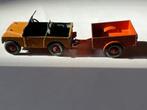 Dinky toys landrover plus trailer 27D en 341, Hobby en Vrije tijd, Modelauto's | 1:43, Verzenden, Gebruikt, Auto, Dinky Toys