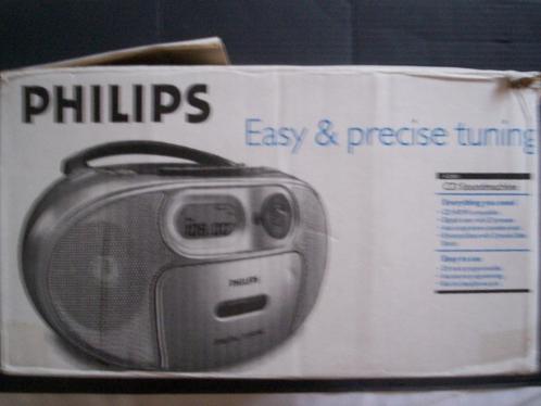 CD SOUND MACHINE Philips AZ 1053/12 -CDspeler defect! AZ1053, Audio, Tv en Foto, Stereo-sets, Gebruikt, Cassettedeck, Cd-speler