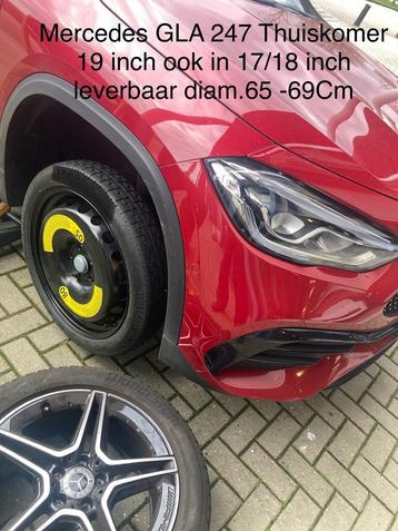 Reservewiel Thuiskomer MERCEDES A,B,C-KL CLA GLA GLC >20" 