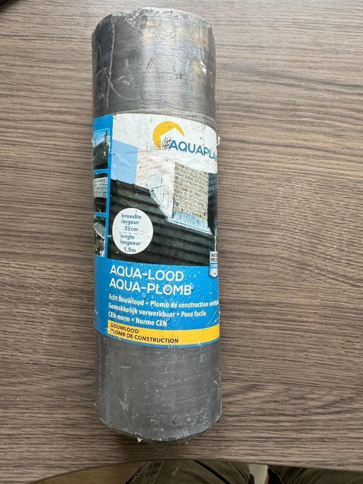 Aquaplan lood 1,5m, Doe-het-zelf en Verbouw, Dakpannen en Dakbedekking, Nieuw, Overige typen, Overige materialen, Grijs, Minder dan 5 m²