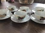 6 Vintage Soepkommen, Ophalen of Verzenden, Zo goed als nieuw, Overige stijlen, Kop(pen) en/of Schotel(s)