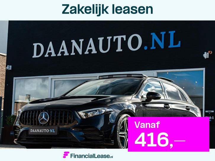 Mercedes-Benz A200 AMG Line Pano Apple CP Camera, Auto's, Mercedes-Benz, Bedrijf, Lease, Financial lease, A-Klasse, ABS, Achteruitrijcamera