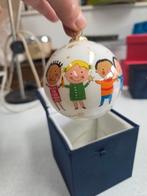 Vintage glazen kerstbal van Unicef, Diversen, Ophalen, Gebruikt