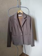 Cream colbert geruit bruin XL, Bruin, Maat 46/48 (XL) of groter, Ophalen of Verzenden, Jasje