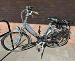Gazelle Medeo Hybride blauwe electrische dames/heren fiets, Fietsen en Brommers, Minder dan 30 km per accu, Gebruikt, Ophalen of Verzenden