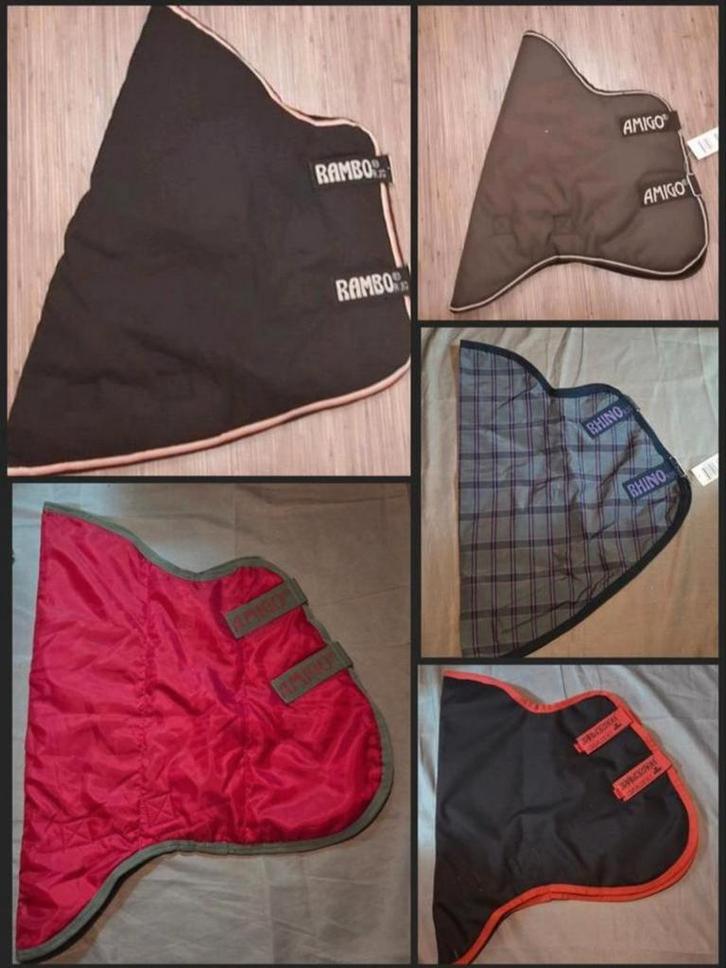 Nieuwe Hals - Hood - Horseware , Mini & Kleine Maten, Dieren en Toebehoren, Paarden en Pony's | Dekens en Dekjes, Nieuw, Deken