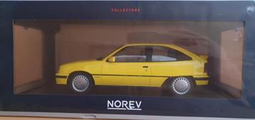 Opel Kadett E GSI geel. Limited edition. Nieuw in doos