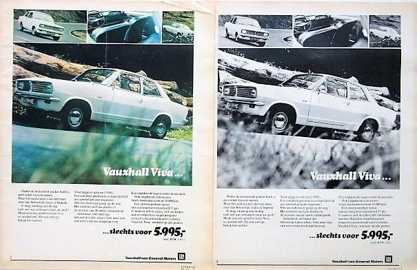 26 vintage advertenties reclames Vauxhall Viva autos 1969-72, Verzamelen, Automerken, Motoren en Formule 1, Gebruikt, Auto's, Ophalen of Verzenden