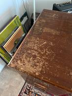 Antiek Engels bureau van massief hout - Erfstuk!, Ophalen