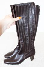 Zeer Mooie Leren Dames Laarzen 3 (Maat 39) - s8 € 95,-, Hoge laarzen, Bruin, Ophalen of Verzenden, Zo goed als nieuw