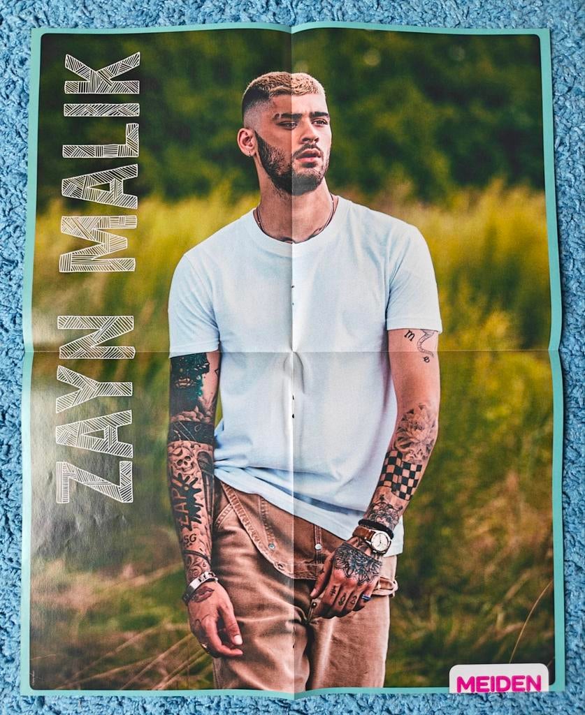 Zayn Malik (One Direction) poster meiden magazine, Rechthoekig Staand, Nieuw, Ophalen of Verzenden, A1 t/m A3