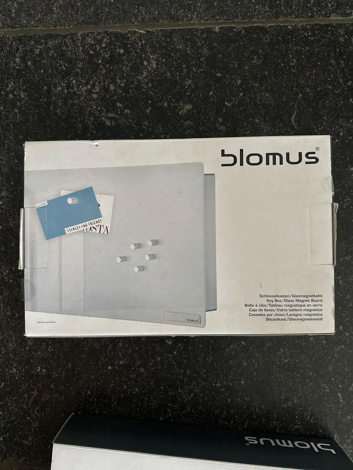 Blomus Velio Sleutelkast/Glasmagneetbord, Huis en Inrichting, Woonaccessoires | Memoborden, Nieuw, Overige typen, Ophalen of Verzenden