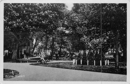(381-008-019) Assen Brink, Verzamelen, Ansichtkaarten | Nederland, Drenthe, Verzenden