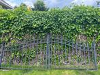 Smeedijzeren Hekwerk met Poort, Tuin en Terras, Ophalen, Met poort, Gebruikt, Sierhekwerk