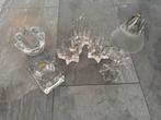 Kristallen woonaccessoires set, Ophalen of Verzenden, Zo goed als nieuw, Overige materialen, Minder dan 25 cm